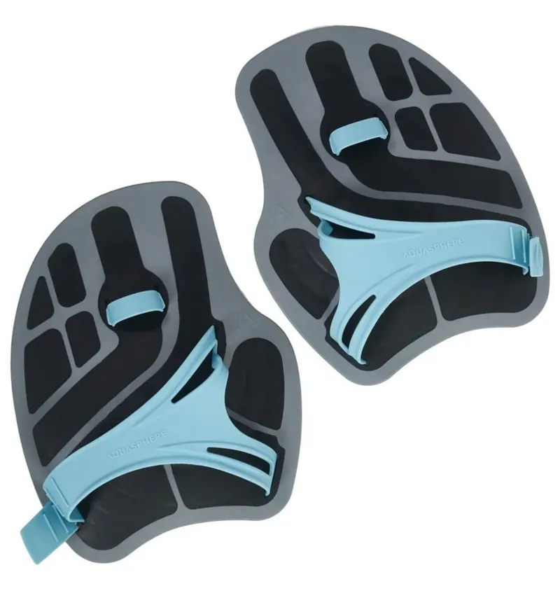 Aqua Sphere Ergoflex Hand Paddle Black Light Blue